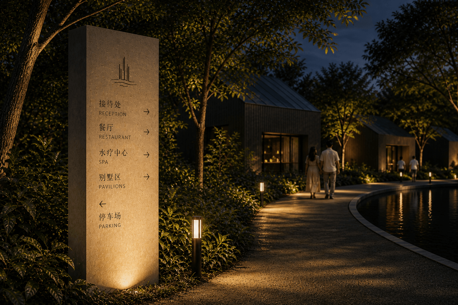 Wayfinding at night